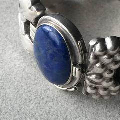 Georg Jensen Paris Lapis Lazuli Cabochon Sterling Silver Bracelet No 30