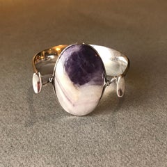 Georg Jensen Bangle No. 203 with Amethyst by Torun