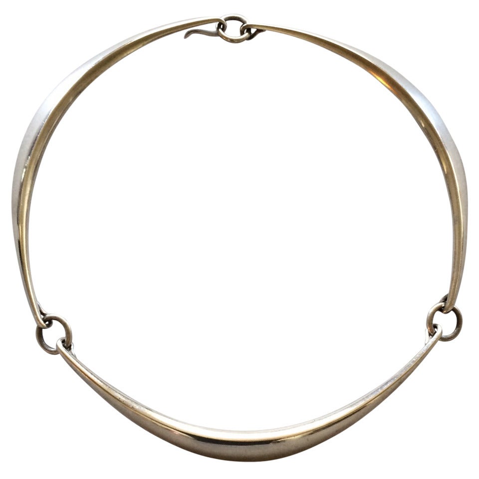 Hans Hansen Modernist Necklace For Sale