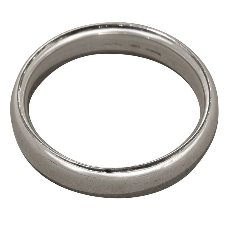 Hans Hansen Sterling Silver Bangle Bracelet For Sale