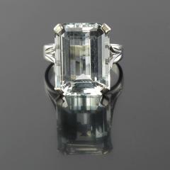 1960s Aquamarine Gold Ring