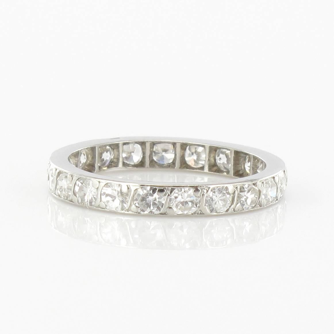 1 carat diamond eternity ring