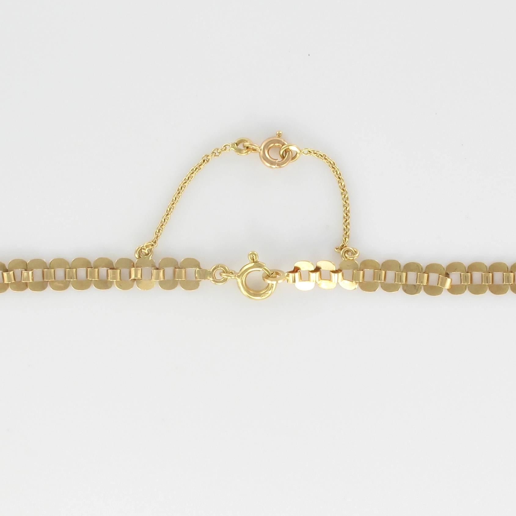 Sapphire Gold Necklace  2