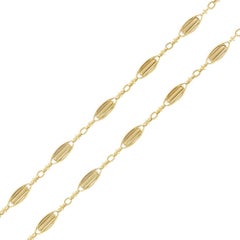 French 19th Century Antique Gold Chain Necklace