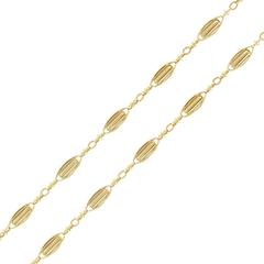 French 19th Century Antique Gold Chain Necklace 9