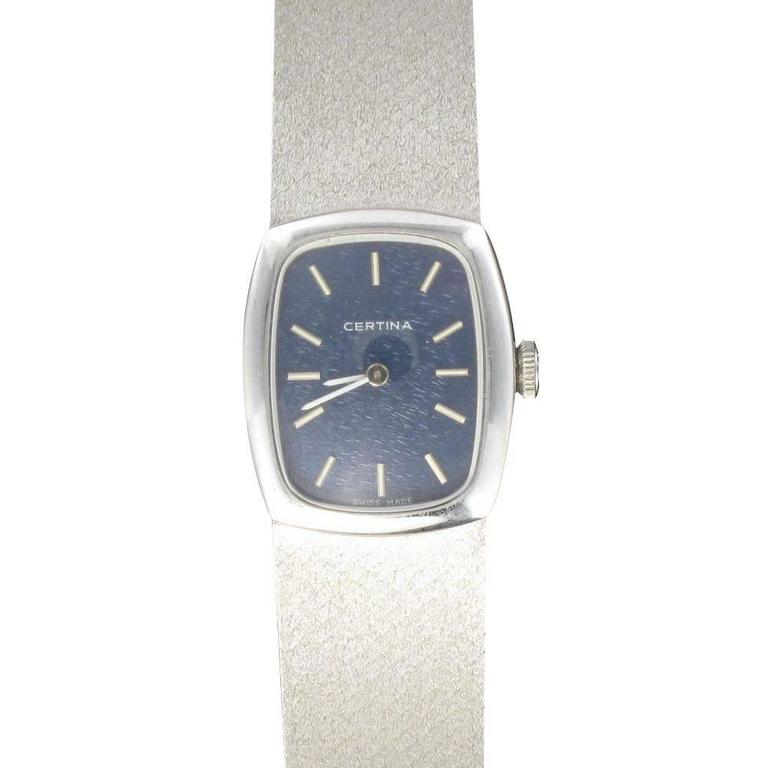 1950s Certina White Gold Women Watch For Sale at 1stdibs