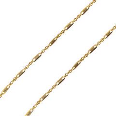 French 19th Century 18 Carat Rose Gold Chain Necklace 5