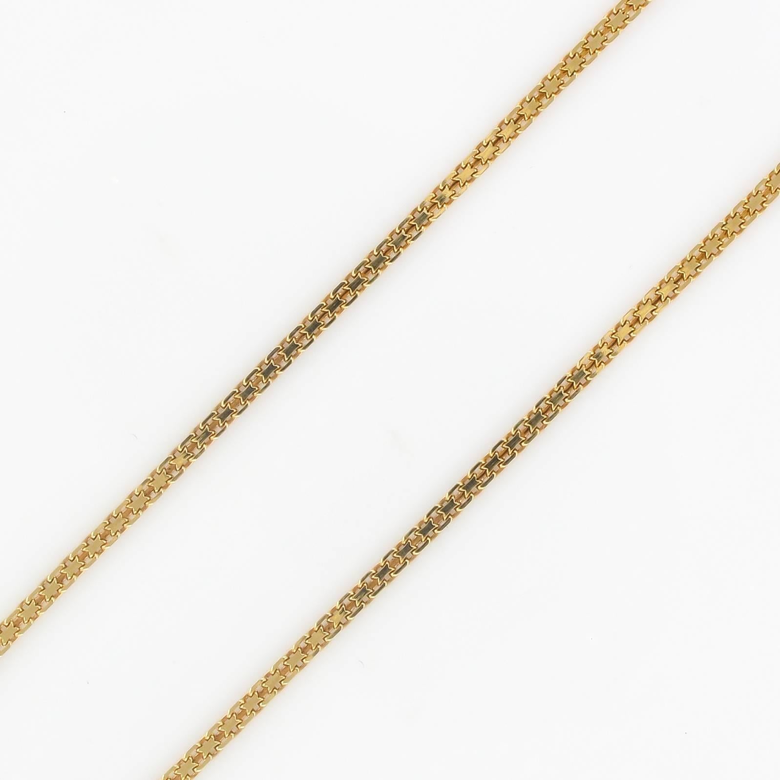 1960s Cultured White Pearl Gold Necklace In Excellent Condition In Poitiers, FR