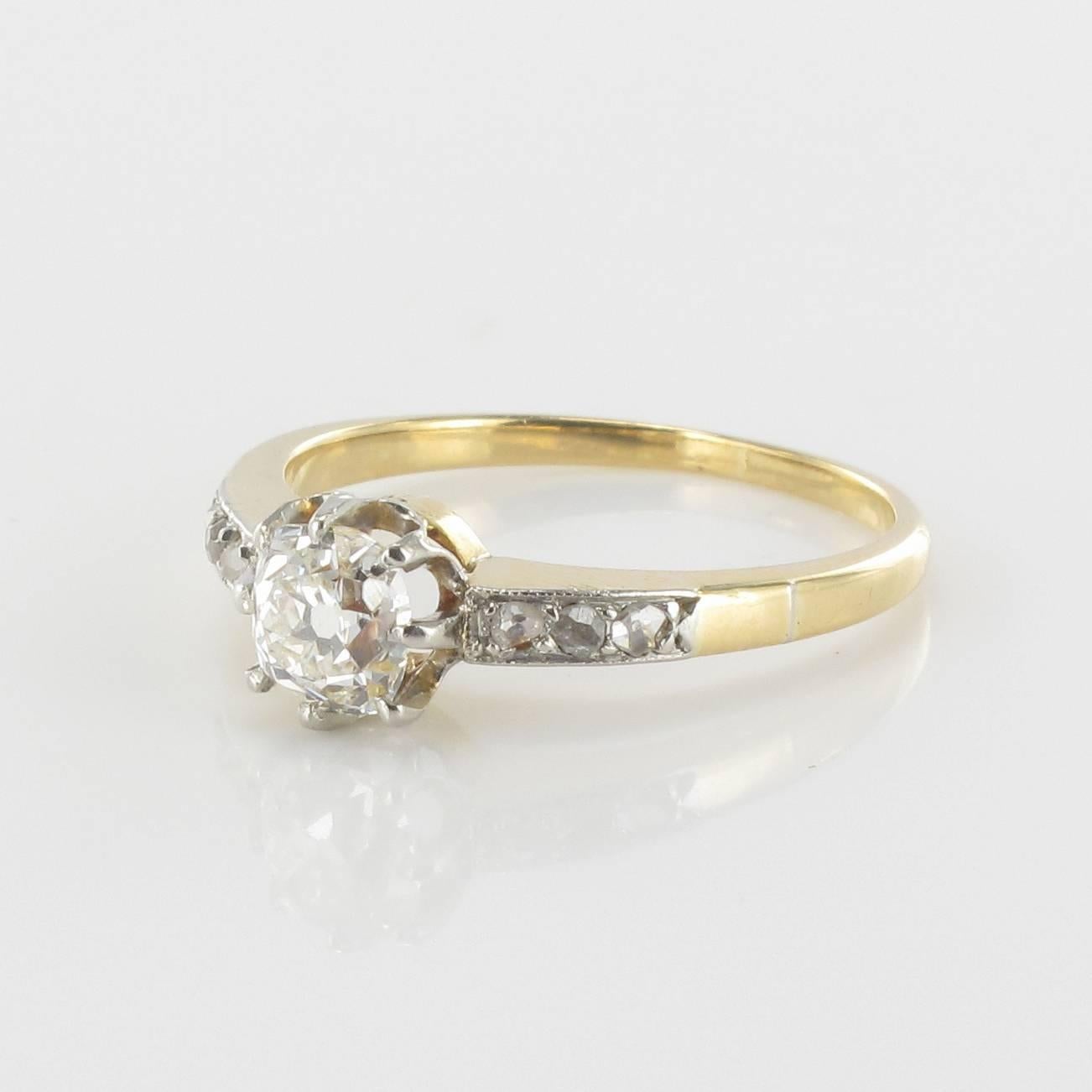 antique solitaire diamond rings