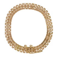 Vintage 1960s Rose Gold Charm Bracelet