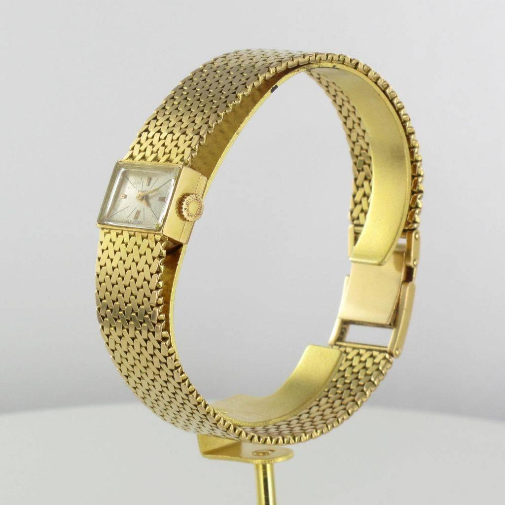 longines gold watch 1950