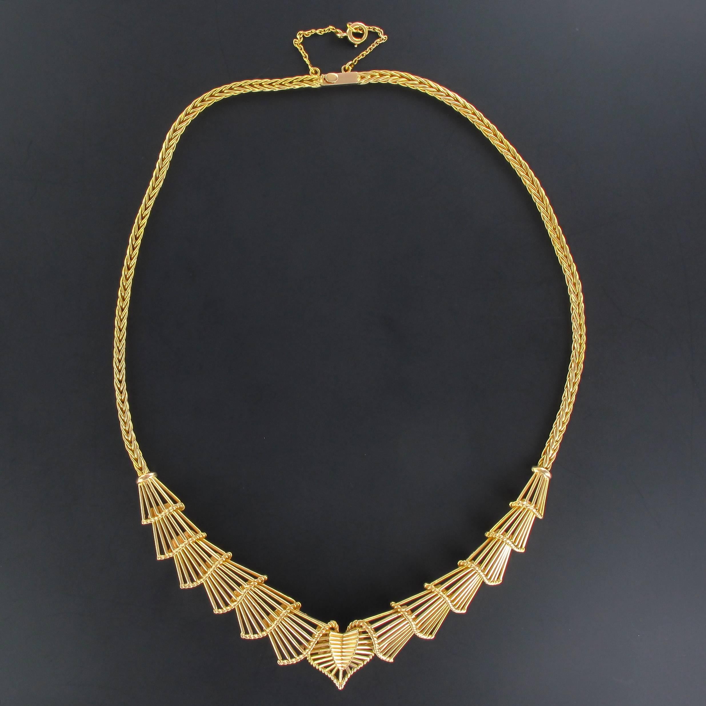 antique yellow gold necklace