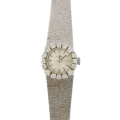 French Ladies Eviana White Gold Diamond Wristwatch