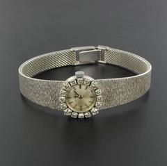 French Ladies Eviana White Gold Diamond Wristwatch