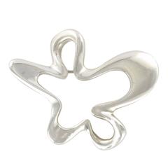 1970s Jensen Silver Brooch