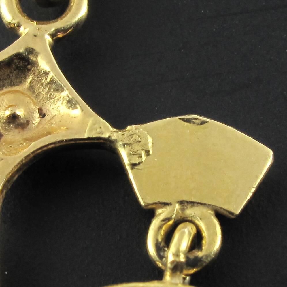 Französisch Louis-Philippe Amethysten natürliche Perle schwarzem Emaille-Anhänger Halskette im Angebot 1