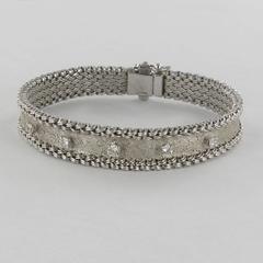1960s Diamond Gold Bracelet