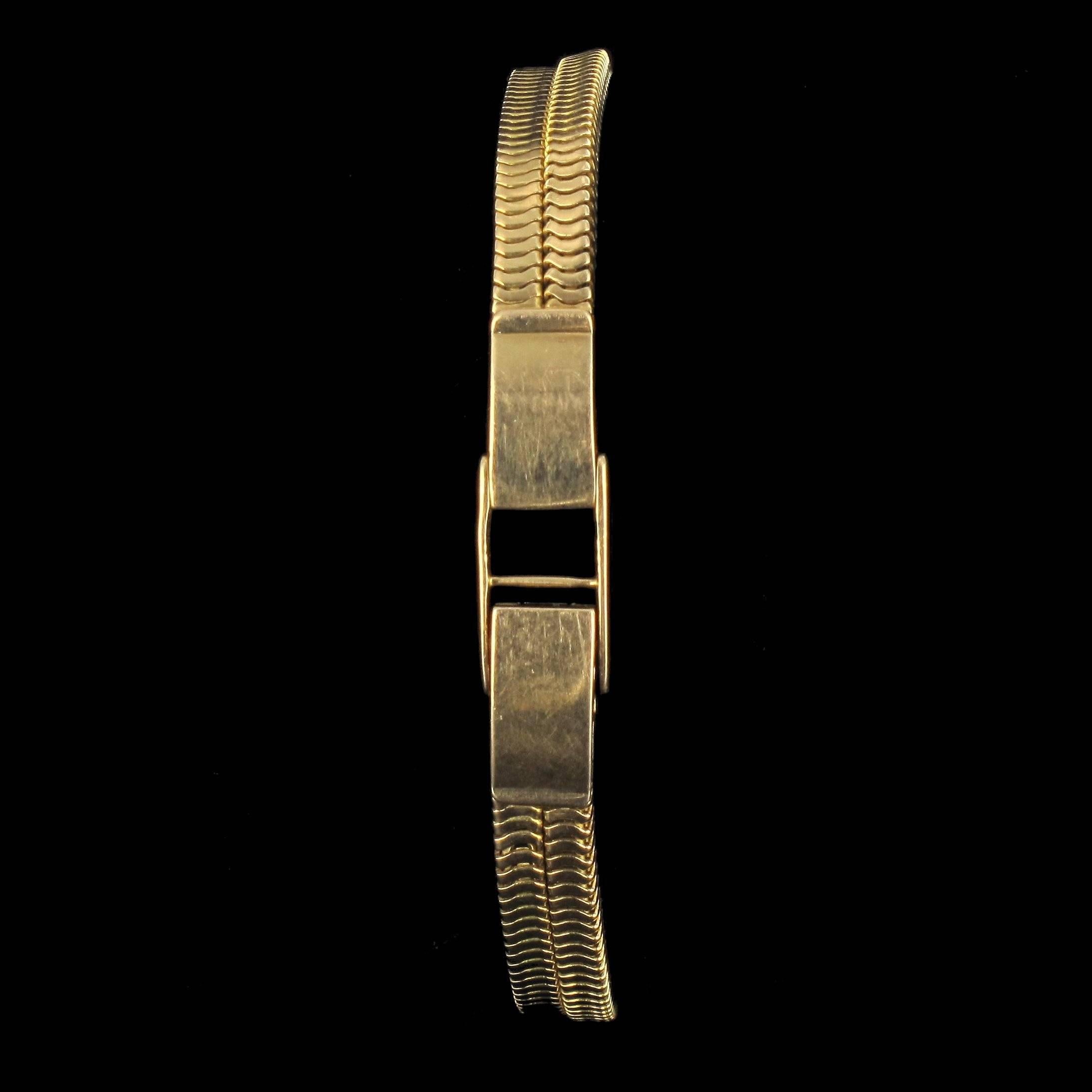 1940s Gold and Diamond Omega Watch 14
