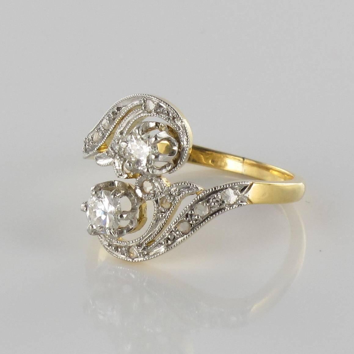 s shaped engagement ring