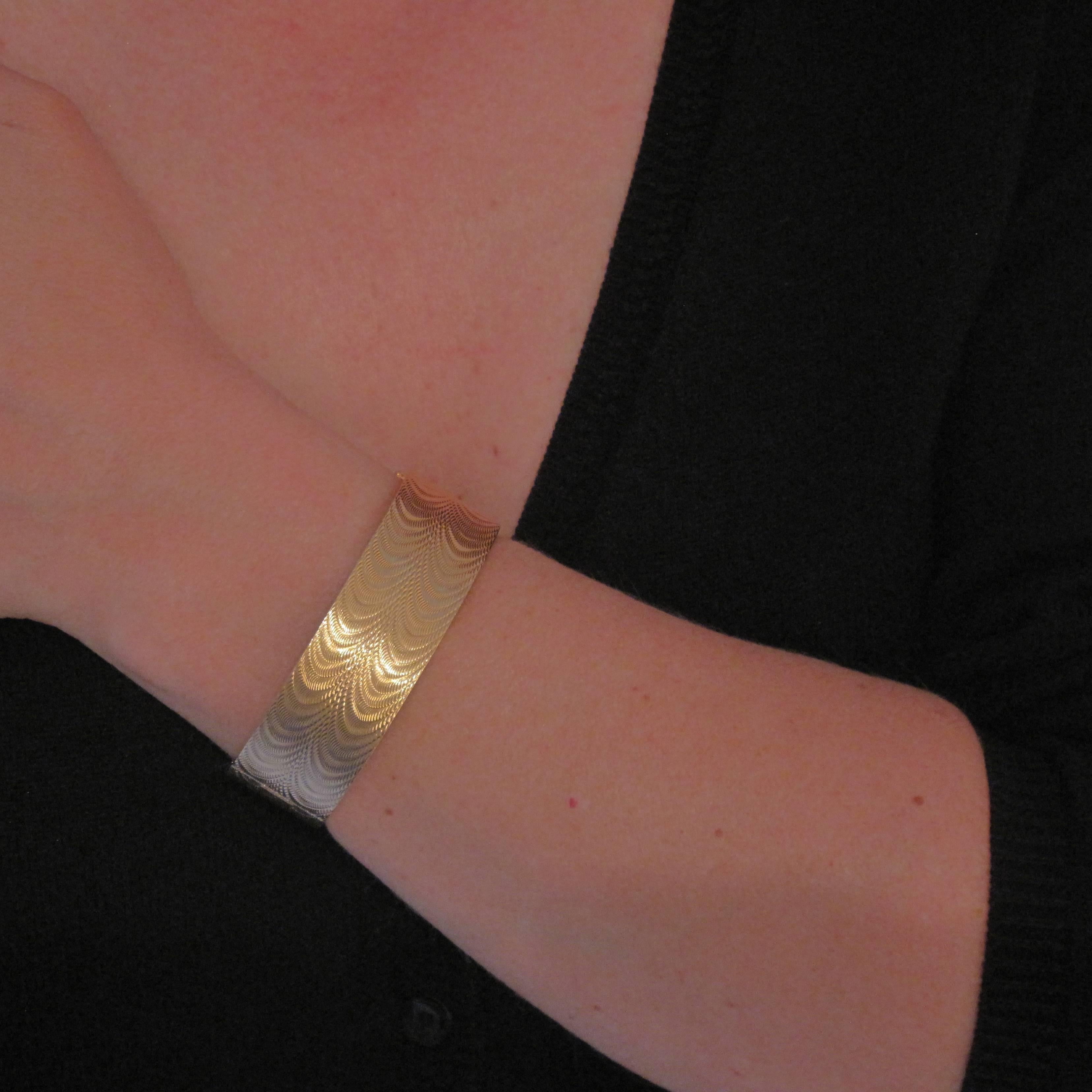 matte gold cuff bracelet