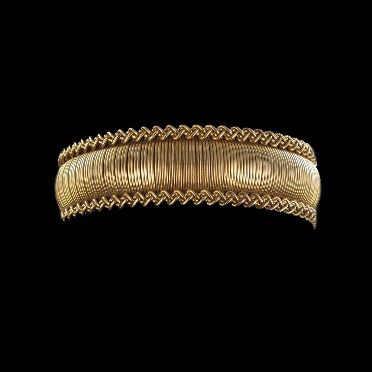 Bracelet franais en or des annes 1950 Pour femmes en vente