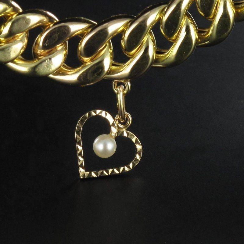Gold 5 Charm Bracelet 2