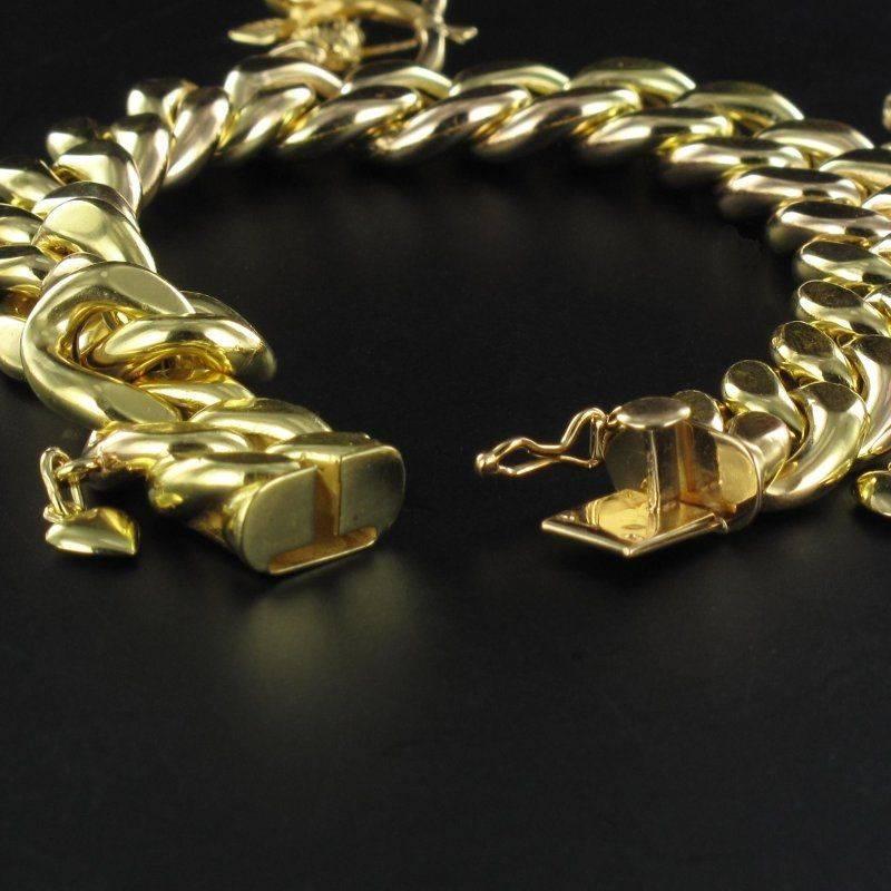 Gold 5 Charm Bracelet 3