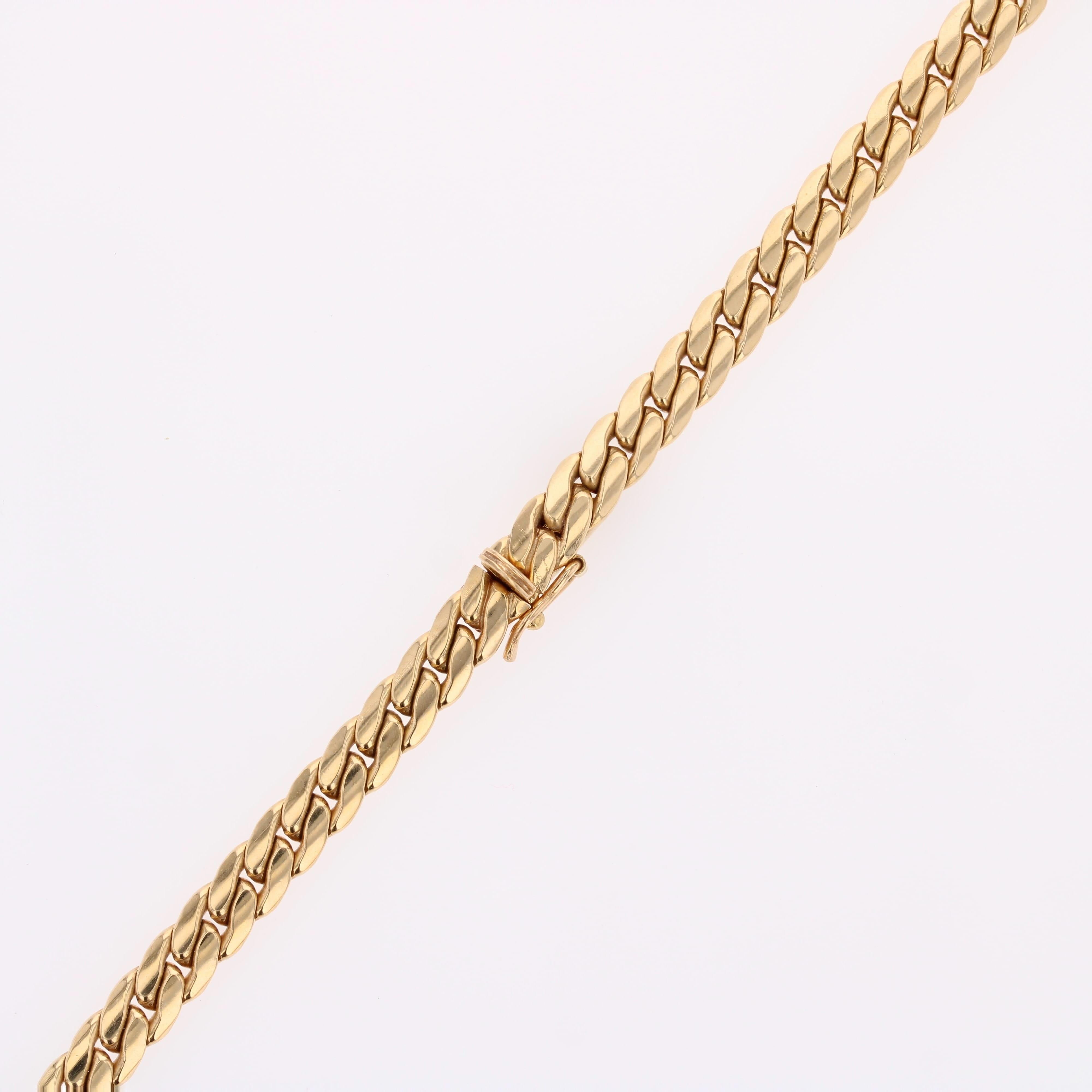 Collier trèfle en or jaune 18 carats avec diamants modernes français en vente 6