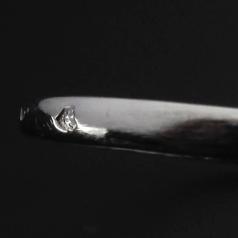 1900s Antique Japon Pearl and Rose Cut Diamond Platinum Ring 1