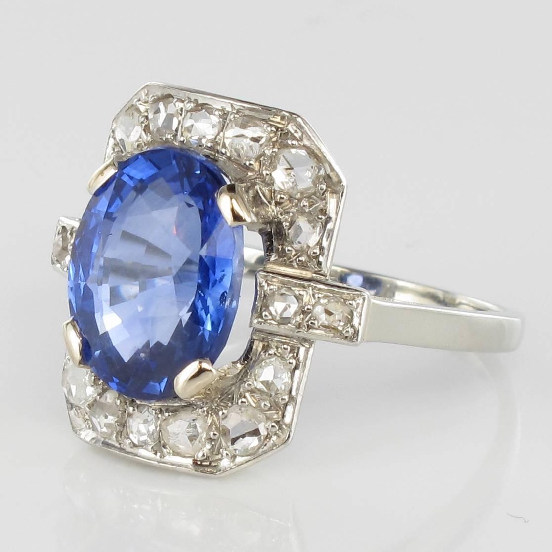 ceylon sapphire diamond ring