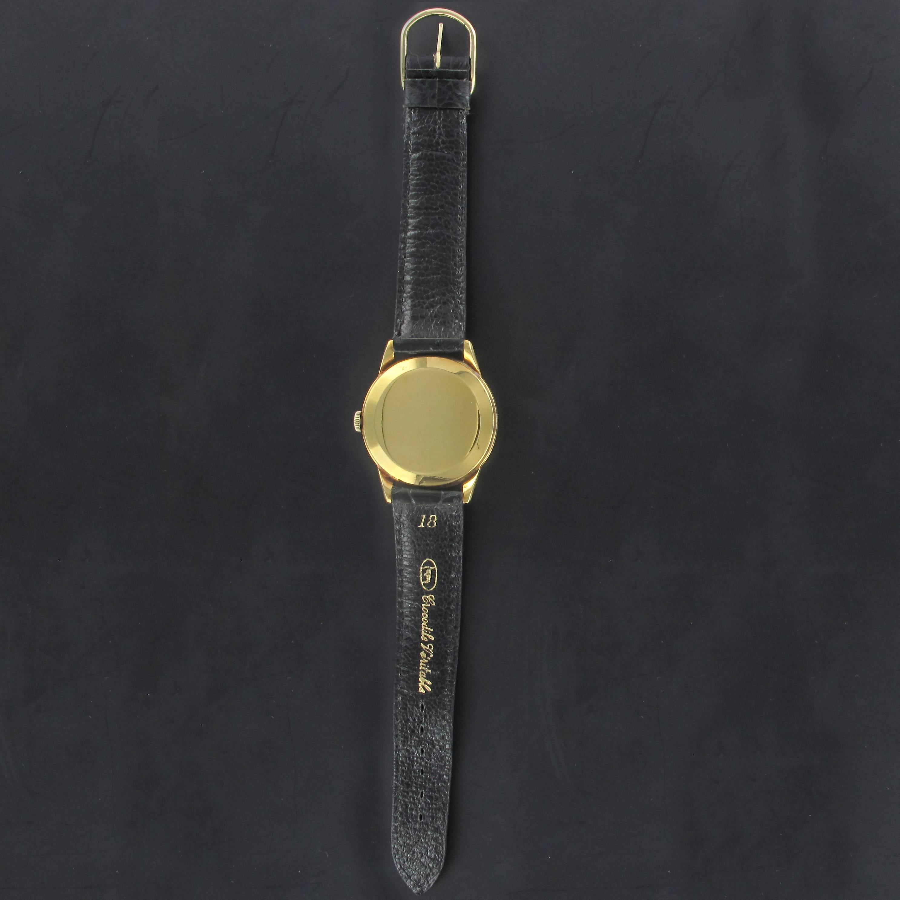 omega 18 carat gold watch
