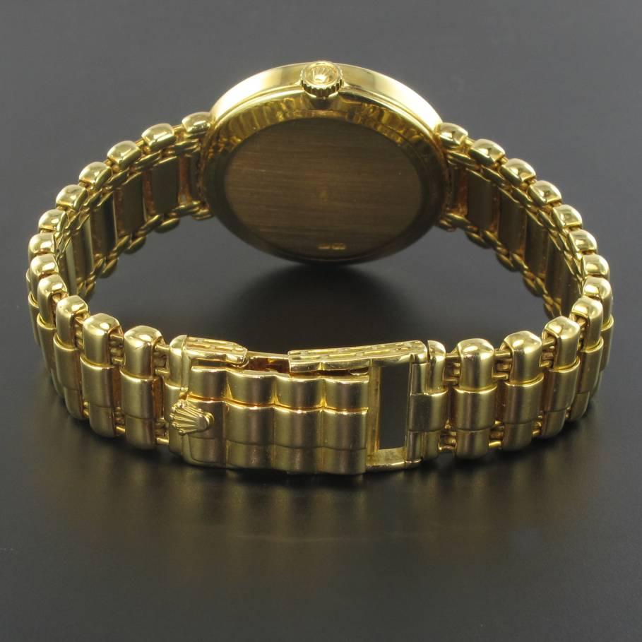 Rolex Ladies Yellow Gold Cellini Mechanical Wristwatch 3