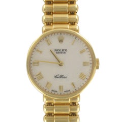 Rolex Ladies Yellow Gold Cellini Mechanical Wristwatch