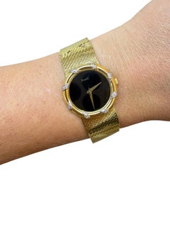 Vintage Piaget, 18 Karat Yellow and White Gold and Diamond Watch