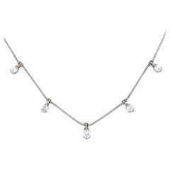 Collier à maillons « Jose Hess », en platine, or blanc 14 carats et diamants