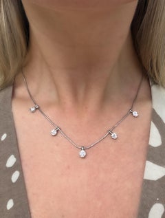 Collier à maillons « Jose Hess », en platine, or blanc 14 carats et diamants