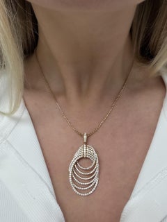 David Yurman, 18K Yellow Gold and Diamond Origami Removable Pendant/Necklace