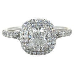 Tiffany & Co. Soleste 1.00 cttw Diamond Engagement Ring, Platinum