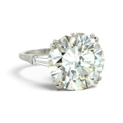 Vintage Harry Winston, 11.07 Carat Diamond Engagement Ring, Platinum