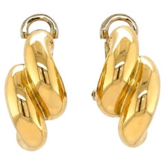 Tiffany & Co. Vintage 18K Yellow Gold San Marco Link Earrings
