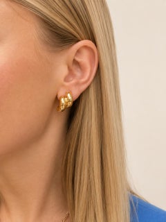 Tiffany & Co. Vintage 18K Yellow Gold San Marco Link Earrings