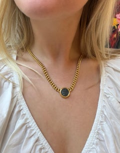 Vintage 1970's Bvlgari Monete Ancient Coin Necklace, 18K