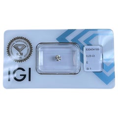 0.23CT IGI-zertifizierter runder Brillant