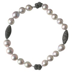 Baroque Pearl Necklace & Bracelets, Convertible, Circa 2000s