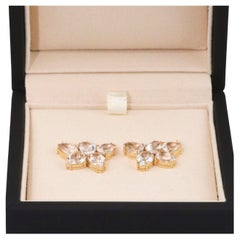 Leaf Earrings - 18K Solid Yellow Gold