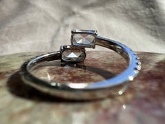 Lugano Diamonds „Toi et Moi“ – Ring mit Diamanten im Rosenschliff und Rubinen