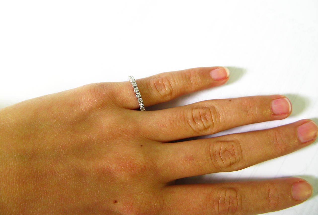 Modern Flexible Diamond Gold Ring