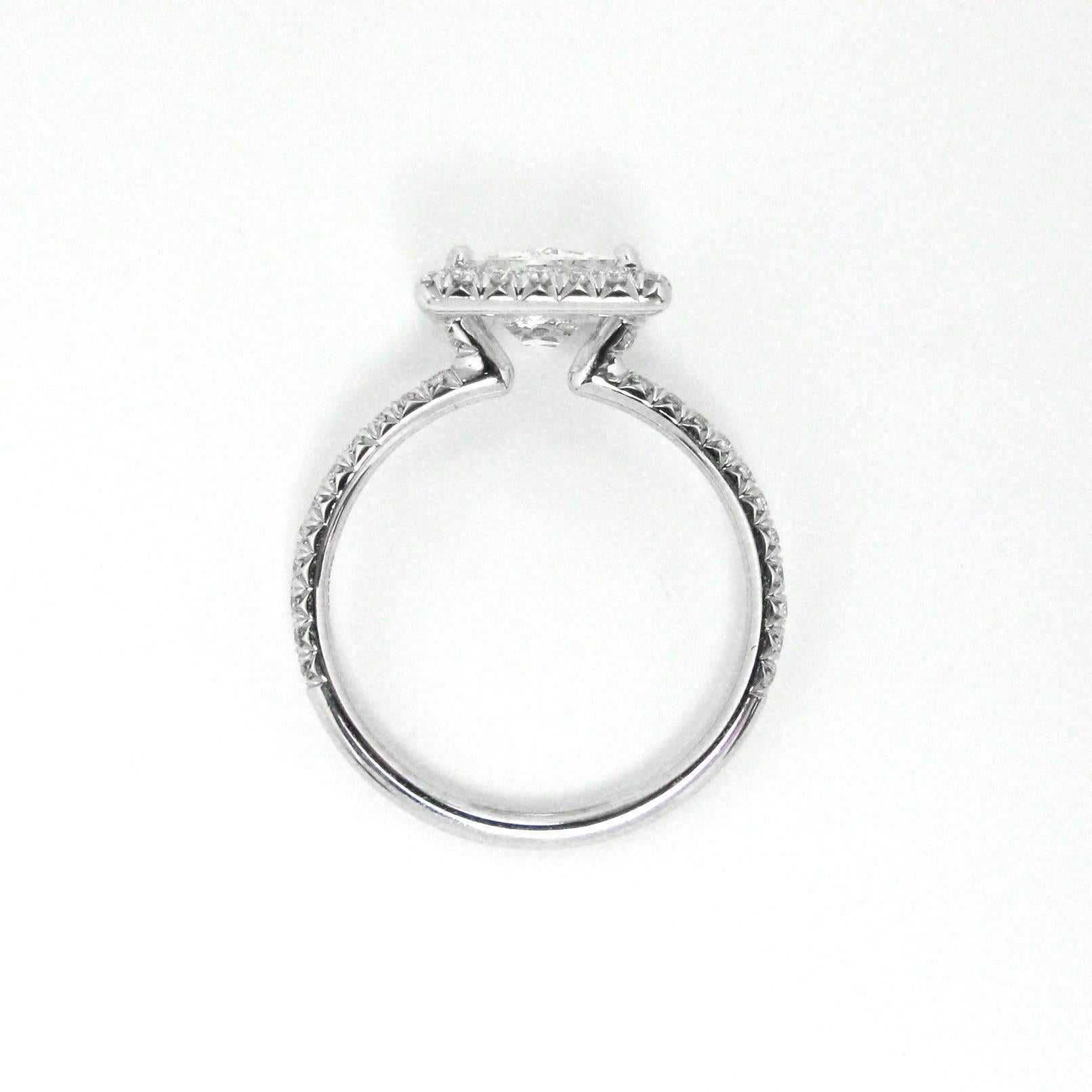 Women's 2.22 Carat GIA Cert Tycoon Cut Diamond Platinum Frame Ring