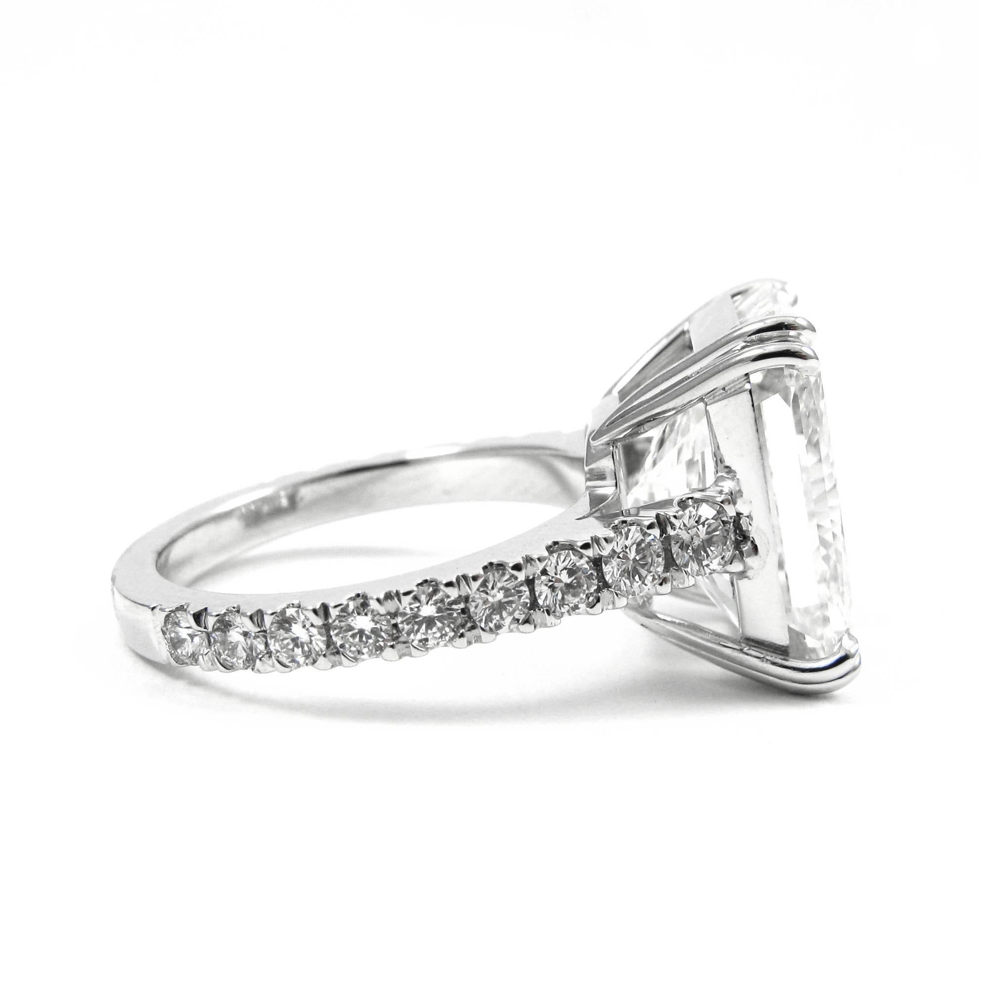 4 carat radiant cut diamond ring