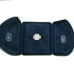 Harry Winston 5.65 Carat GIA Certified Emerald Cut Diamond Platinum Ring